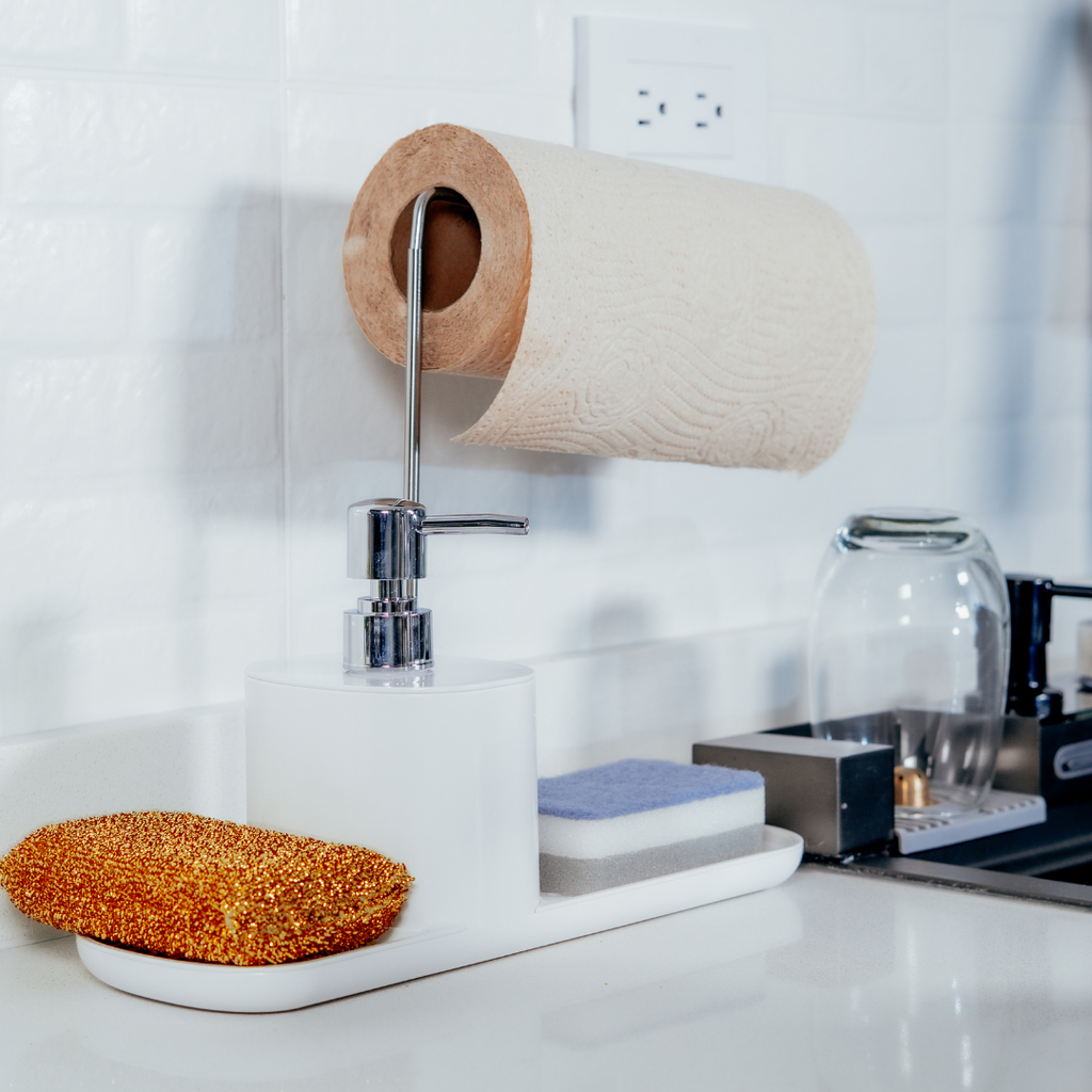 Dispensador de Jabón 4 en 1