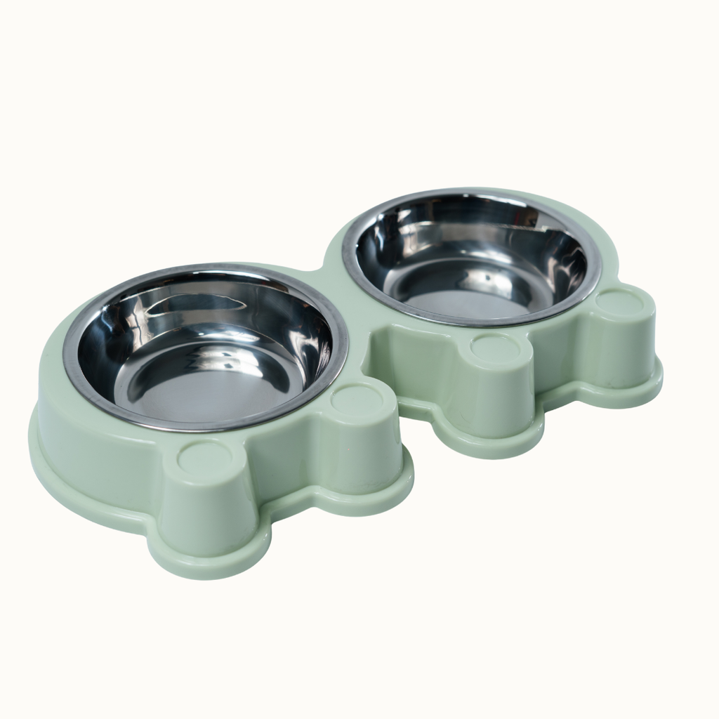 Plato Doble en Acero Inoxidable