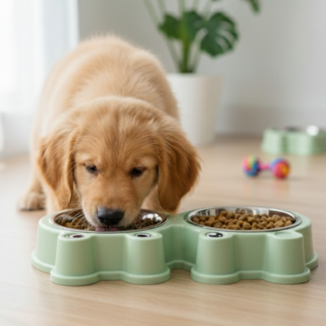 Plato Doble en Acero Inoxidable