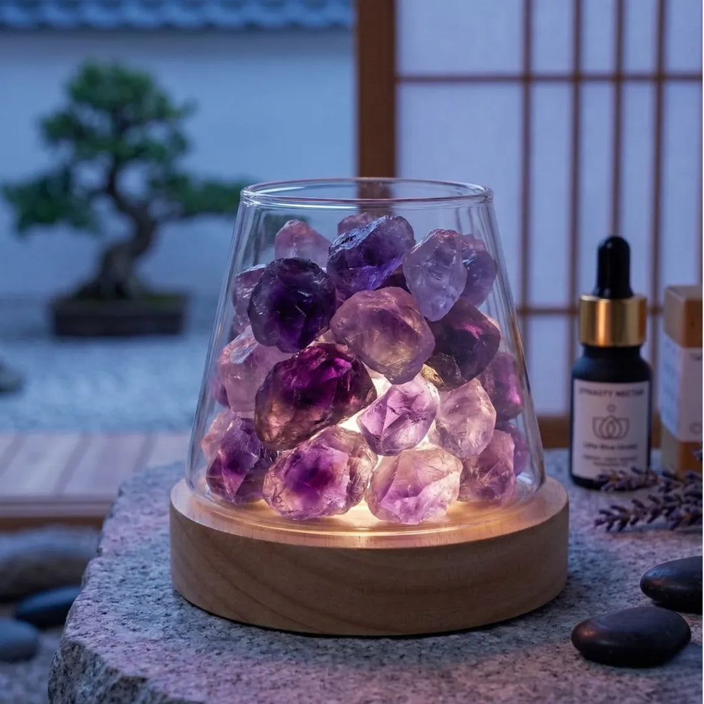 Lámpara Difusora de Cuarzo Natural Vibento
