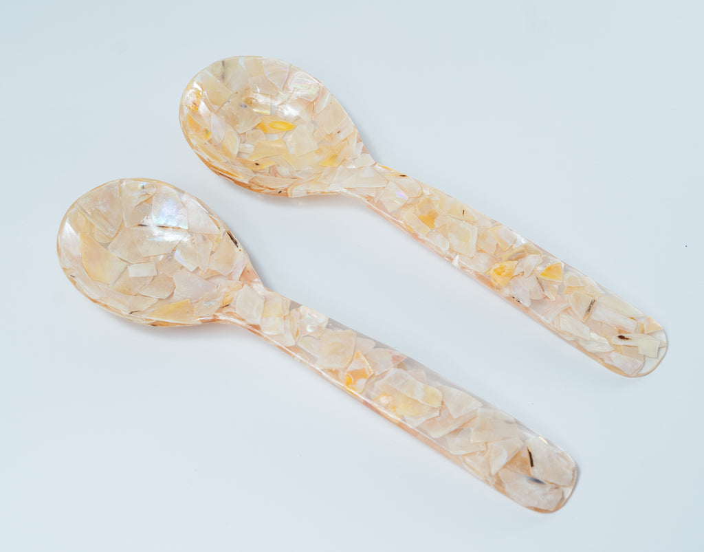 Cucharas en Concha de Nácar y Resina