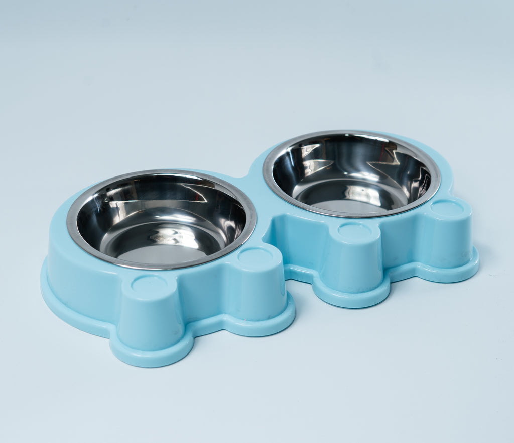 Plato Doble en Acero Inoxidable