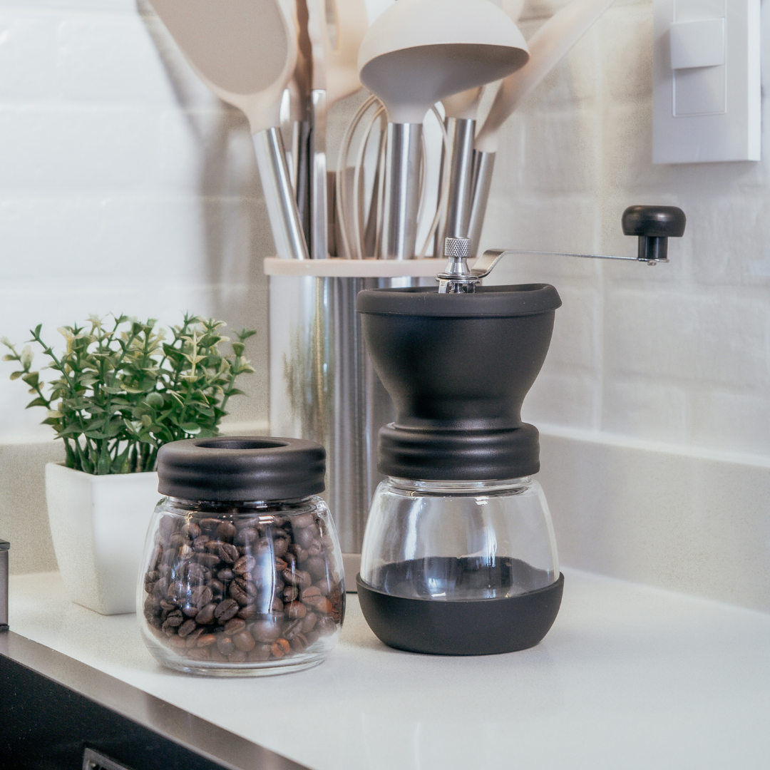 Molino de Café con doble recipiente