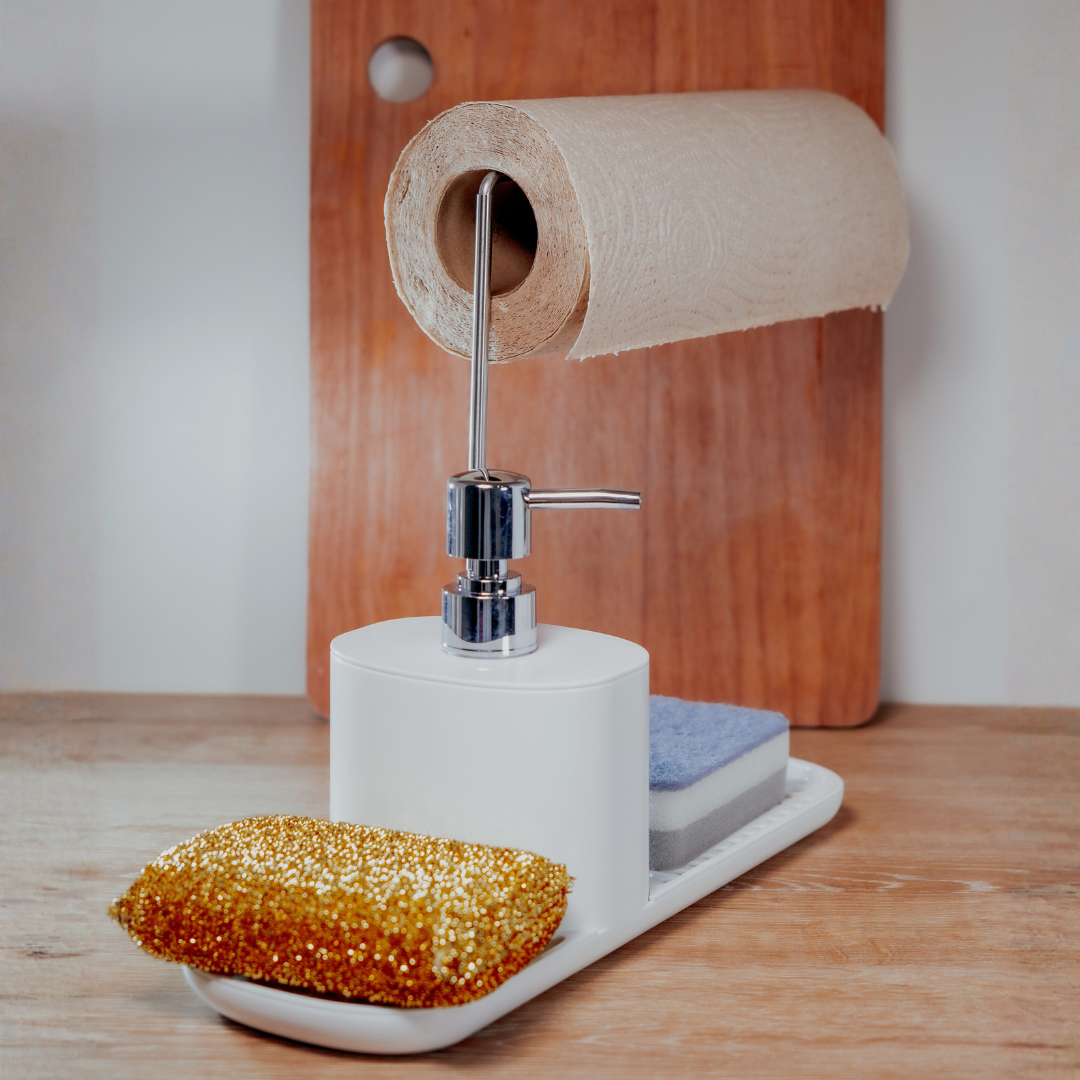 Dispensador de Jabón 4 en 1