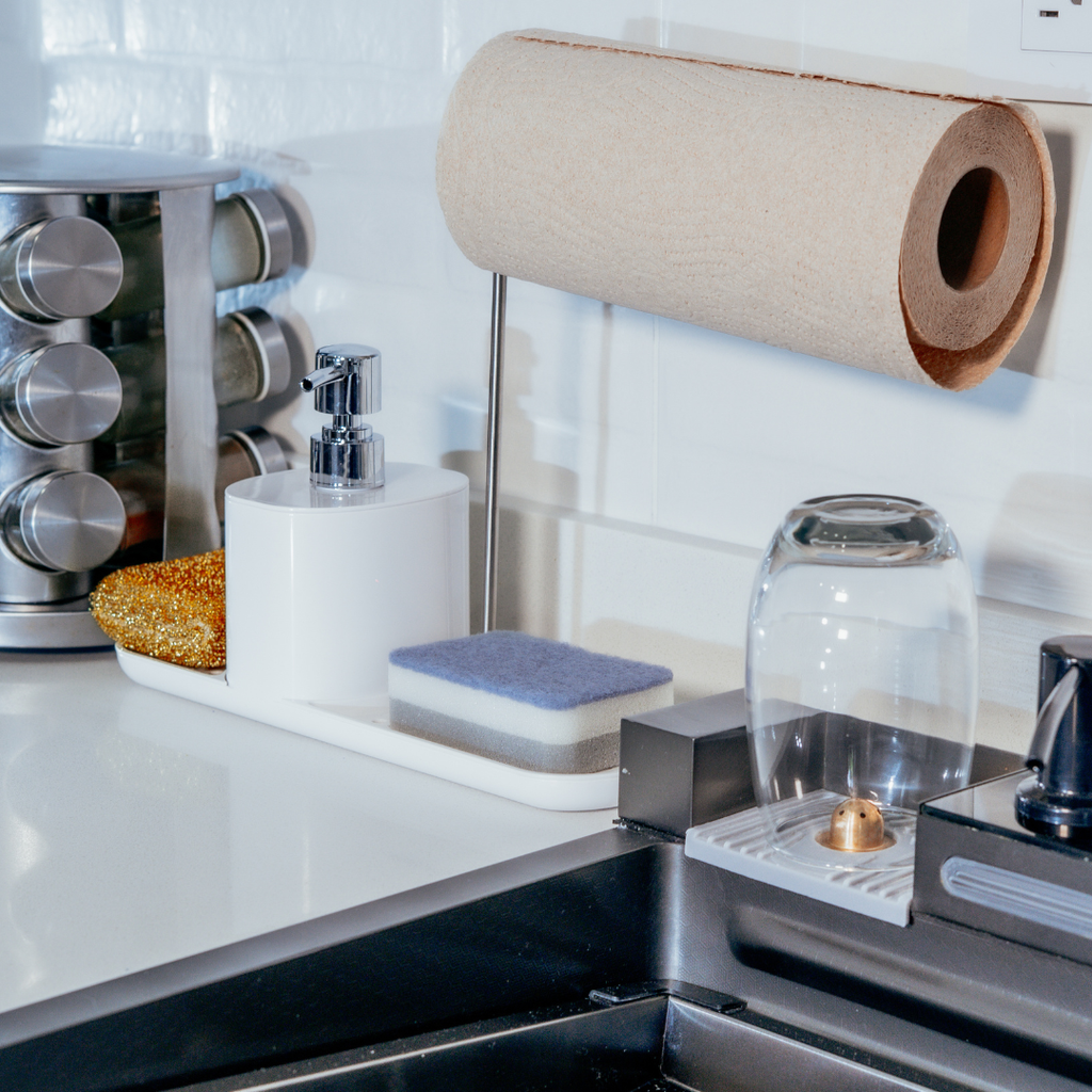 Dispensador de Jabón 4 en 1