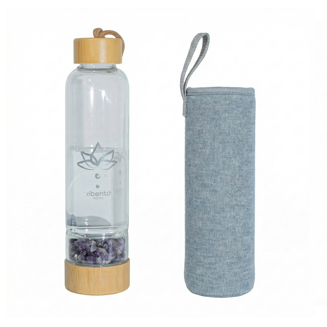 Botella de Agua con Cristales Curativos