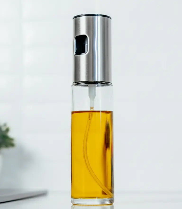 Kit Dispensador de Aceite en Spray – Con Embudo, Brocha y Cepillo de Limpieza